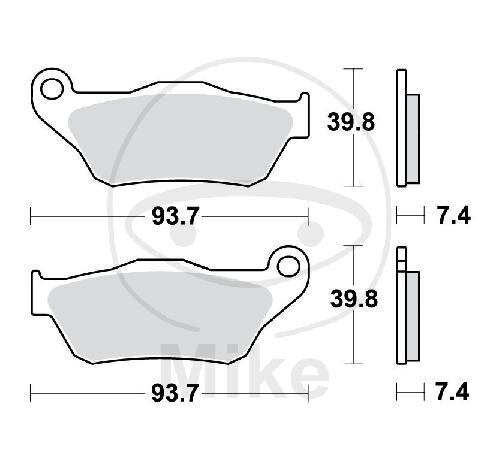 TRW-Lucas EC Scooter Pad MCB786SRM