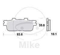 Rev&ecirc;tement pour scooter TRW-Lucas EC MCB800SRM