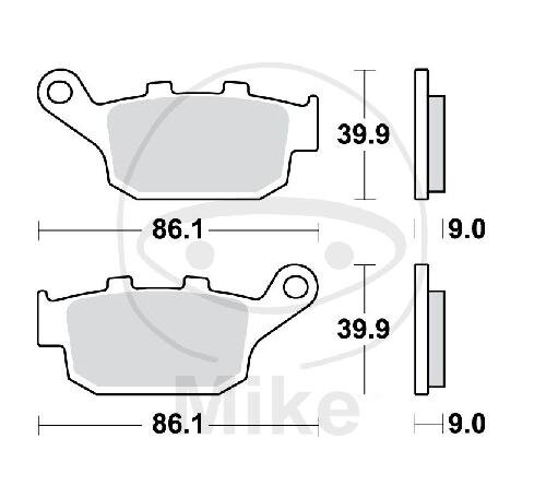 TRW Bremskl&ouml;tze Standard MCB841