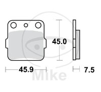 TRW Bremsklotz Satz Standard Offroad MCB561EC