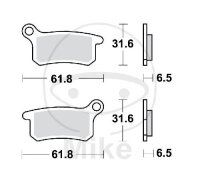 TRW Bremsklotz Satz Standard Offroad MCB740EC