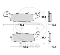 TRW Plaquettes de frein standard MCB843
