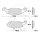 TRW Brake pad set sinter rear MCB843SH