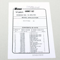 Engine gasket set complete for Suzuki GSX-R 1100 J...