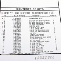 Engine gasket set complete for Suzuki GSX-R 1100 J...