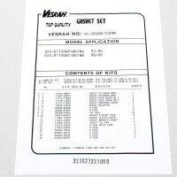 Engine gasket set complete for Suzuki GSX-R 1100 W...