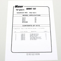 Set completo di guarnizioni motore per Kawasaki KH 500 A...
