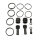 Kit r&eacute;paration &eacute;trier de frein BCF-321 pour Suzuki DL 650 1000 GSF 600 650 GSX SV VL