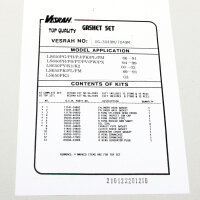 Motor Dichtsatz Dichtungssatz komplett f&uuml;r Suzuki LS...
