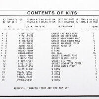 Motor Dichtsatz Dichtungssatz komplett f&uuml;r Suzuki RF...