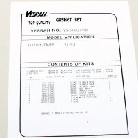 Set completo di guarnizioni motore per Suzuki RG 125 F...