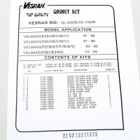 Engine gasket set complete for Suzuki VS 1400 GLF/GLP...