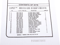 Engine gasket set complete for Yamaha FZR 1000 Genesis...