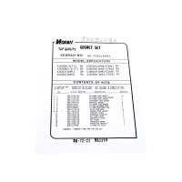 Engine gasket set complete for Yamaha XJ 600 H N (3KM 3KN) 89-91