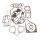 Jeu complet de joints pour Honda CB 450 K # 1970-1972