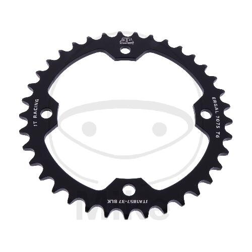 Sprocket ALU 37T PART 520 BLACK INNER DIAMETER 125 BCD 145