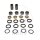 Kit di riparazione dei cuscinetti del forcellone per Husaberg FC FE FS 450 650 Cross Enduro Supermoto