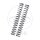 Fork springs linear YSS spring rate 6.5 for Kawasaki Ninja 400 G ABS # 2018