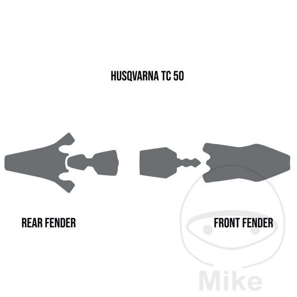 Dirt deflector foam set for Husqvarna TC 50 # 2017-2020