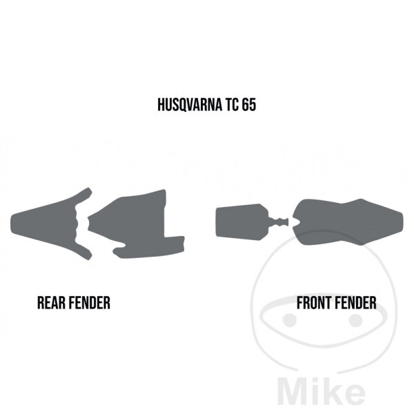 Dirt deflector foam set for Husqvarna TC 65 # 2017-2020