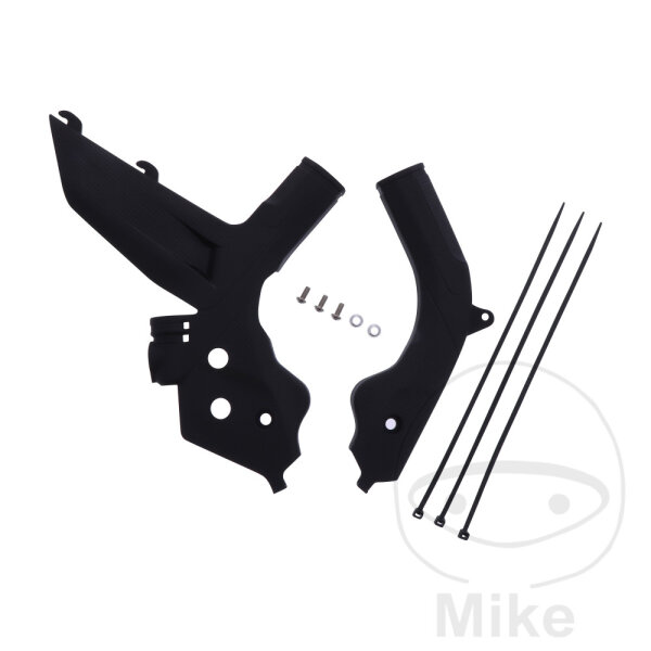 Frame protection set black for KTM 125 150 250 300 350 450 500