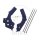 Frame protection set blue for Husqvarna FC FE 250 350 450 FE 501 TC 125 250 300 TX 125 