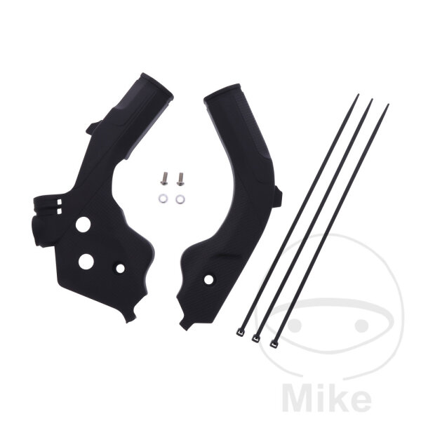 Frame protection set black for Husqvarna FC FE 250 350 450 TC 125 250 TE 150 250 300
