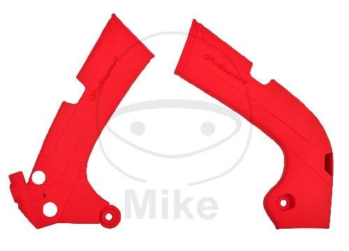 Frame protection set red for Honda CRF 250 2018-2021 # CRF 450 2016-2018