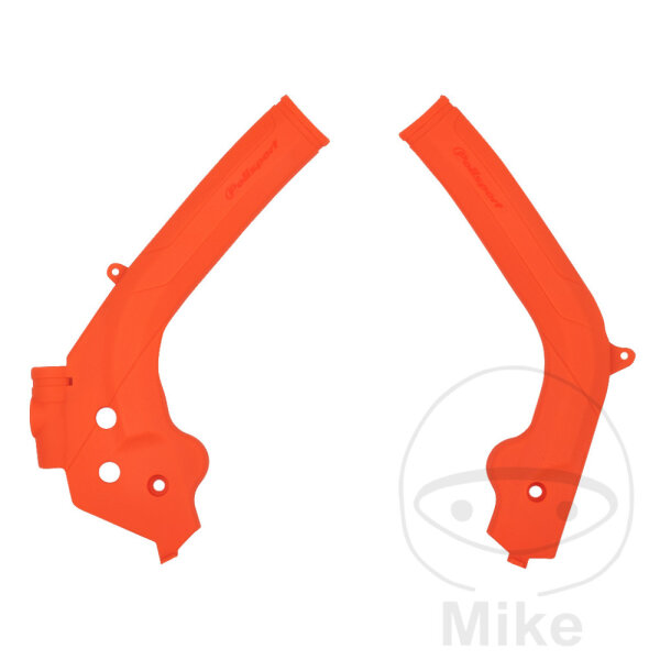 Frame protection set orange for Husqvarna KTM 85 125 150 250 300 350 450 500 501