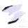 Side panel set white for Gas Gas RC 250 300 350 MC 125 250 450 # 2021