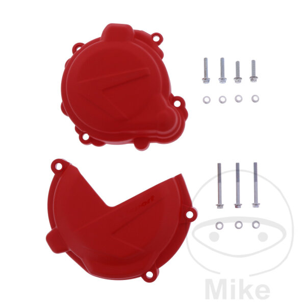 Embrayage Couvercle dallumage Kit de protection rouge pour Beta RR 250 300