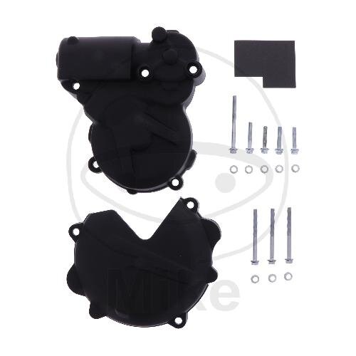 Clutch ignition cover protection set black for KTM EXC 250 300 # 2013-2016