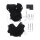 Clutch ignition cover protection set black for KTM EXC 250 300 # 2013-2016