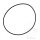 Alternator cover gasket 3x119 mm for Yamaha NS 50 VMX-12 XVZ 1300 YN 50