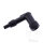 Conector de buj&iacute;a LB05F 14 mm 90&deg; M4 negro NGK para Aprilia BMW Honda Suzuki