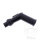 Spark plug connector V05E 14 mm 120&deg; black NGK for Aprilia Derbi Gilera Piaggio
