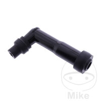 Spark plug connector XD05F 10/12mm 102&deg; M4 black NGK...