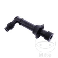 Conector buj&iacute;a 10/12 mm 90&deg; M4 negro para...