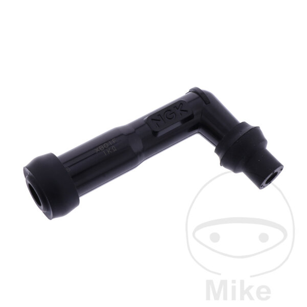 Spark plug connector XB01F 14 mm 102&deg; M4 black NGK for Daelim VC VS VT 125