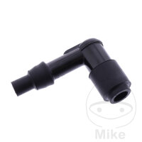 Conector de buj&iacute;a LB05FP 14 mm 90&deg; M4 negro...