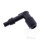 Spark plug connector LB05FP 14 mm 90&deg; M4 black NGK for Kawasaki KX 80  1984-2000