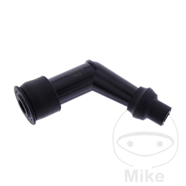 Conector de buj&iacute;a VD05EG 10/12 mm 120&deg; negro NGK para Beta KTM