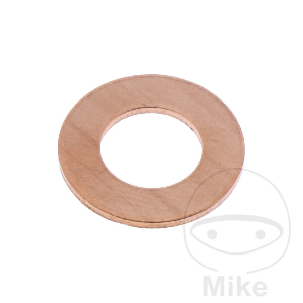 Sealing ring copper oil drain plug 8,2x16x1 mm