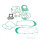 Gasket set without valve cover gasket for SYM Fiddle II Symphony X-Pro 125