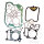Seal kit ATH without oil seals for Honda SH 300 # 2007-2011
