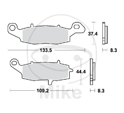 TRW Brake pad set Sinter TRQ MCB682TRQ