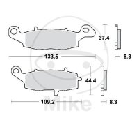 TRW Bremsklotz Satz Sinter TRQ MCB682TRQ