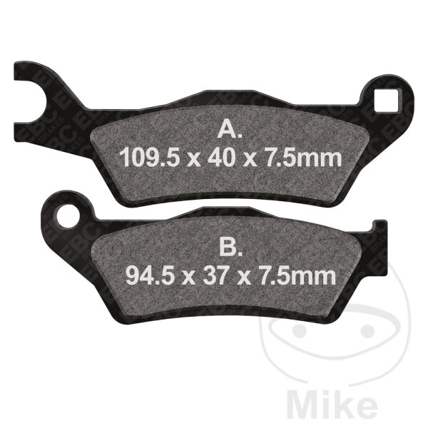 EBC Scooter brake pad set organic SFA732