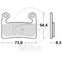 Set di pastiglie freno TRW Sinter TRQ MCB901TRQ