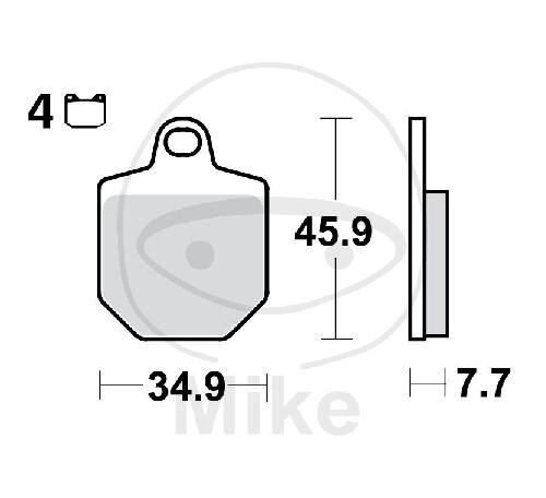 TRW Brake pad set Sinter TRQ MCB794TRQ